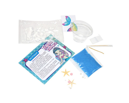 Гелева свічка в стаканчику "Скарби моря" 10100524 своїми руками