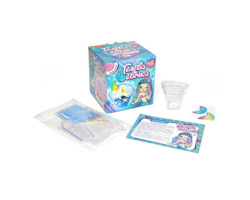 Гелева свічка в стаканчику "Скарби моря" 10100524 своїми руками