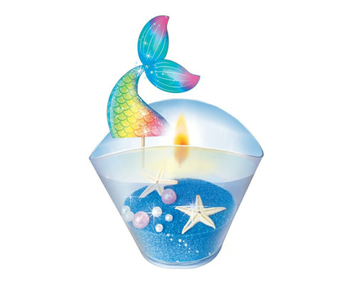 Гелева свічка в стаканчику "Скарби моря" 10100524 своїми руками