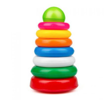Дитяча розвиваюча пірамідка №1 1-079, 8 деталей