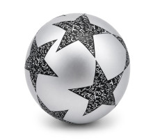 Детский резиновый мяч Звезда RB20302(Silver) 60 грамм, диаметр 18 см