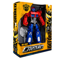 Дитяча іграшка Трансформер W8840(Red-Blue) пластик, робот 19 см+вантажівка
