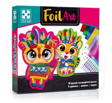 Набір для творчості "Foil Art Шалені індіанці" VT4433-09 фольга, шпатель, стрази