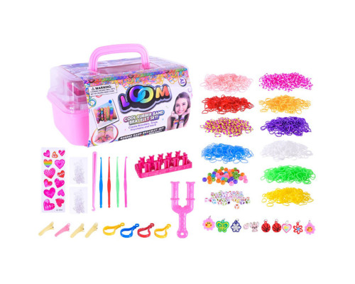 Набор бисера для изготовления креативных аксессуаров 16204(Pink)