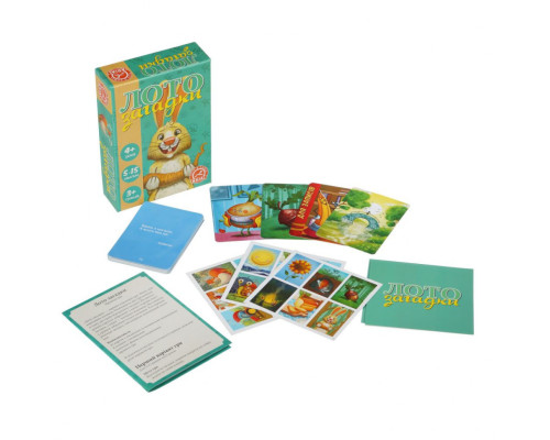 Детская настольная игра "Лото загадки" 911555 для детей от 4-х лет