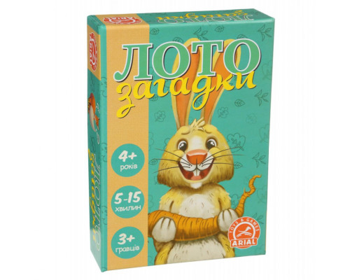Детская настольная игра "Лото загадки" 911555 для детей от 4-х лет