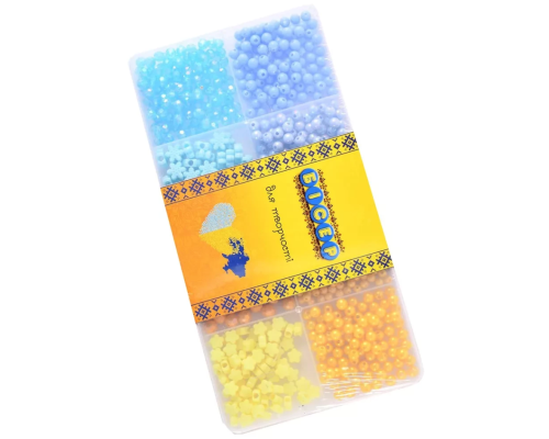 Набор бисера для изготовления креативных аксессуаров PL-15/01/01 бусины, бисер, подвески
