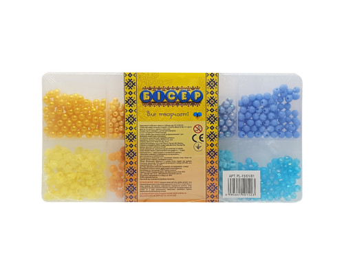 Набор бисера для изготовления креативных аксессуаров PL-15/01/01 бусины, бисер, подвески