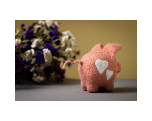 Набір для творчості "Свинка" ВАЛ-007 валяння іграшки