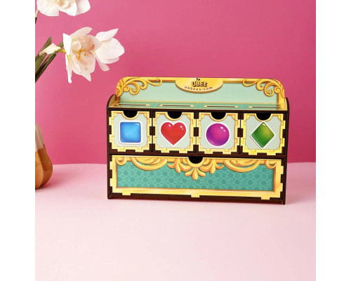 Деревянная настольная игра "Фигуры" Ubumblebees (ПСД072) PSD072 сортер-комодик