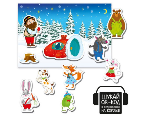 Дитячий розвивальний магнітний театр "Рукавичка" VT3206-37 з аудіоказкою Казкові голоси