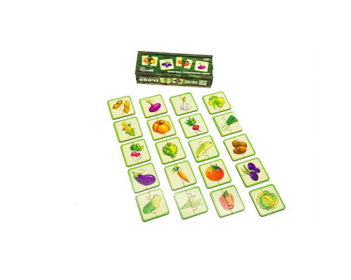 Деревянная головоломка "Овощи" Puz-95963, 40 элементов