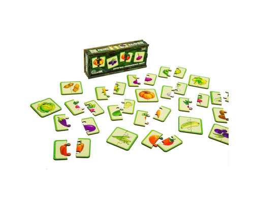 Деревянная головоломка "Овощи" Puz-95963, 40 элементов