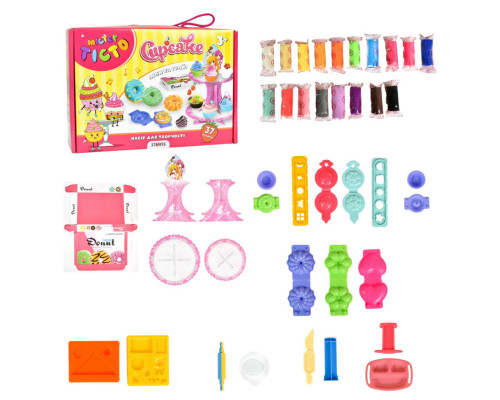 Дитячий набір для творчості "Містер тісто Cupcake" 41016, 37 предметів
