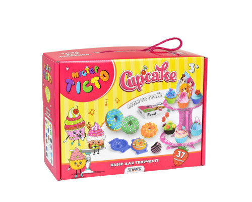 Дитячий набір для творчості "Містер тісто Cupcake" 41016, 37 предметів