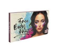 Дитячий набір аквагриму Cel-2503 палетка, пензлик, 10 кольорів