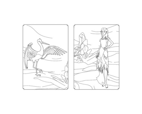 Розмальовка Магія кольору. Неймовірні пригоди Ранок 1807006 з наклейками