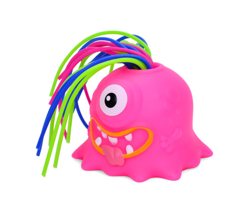 Дитяча іграшка-антистрес "Монстрик" FG231109065Q(Pink) звук та світло, 5 см