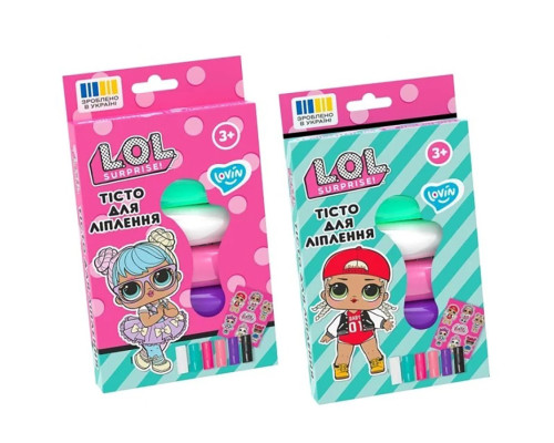 Набір для ліплення з тістом L.O.L. Surprise! LOL41245 у стиках 6 кольорів
