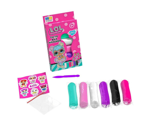 Набір для ліплення з тістом L.O.L. Surprise! LOL41245 у стиках 6 кольорів