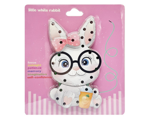 Деревянная игрушка-шнуровка "Зайка" MD 0769(Rabbit) от 3 лет