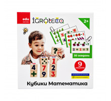 Развивающие кубики "Математика" 900736, 9 кубиков, 30 заданий
