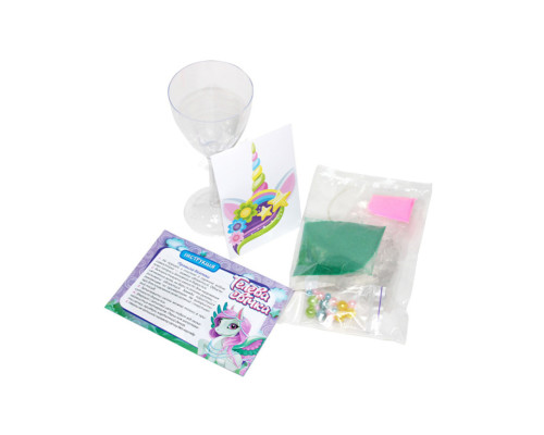 Гелева свічка в стаканчику "Єдиноріг" 10100523У своїми руками