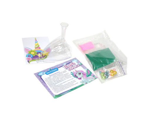 Гелева свічка в стаканчику "Єдиноріг" 10100523У своїми руками