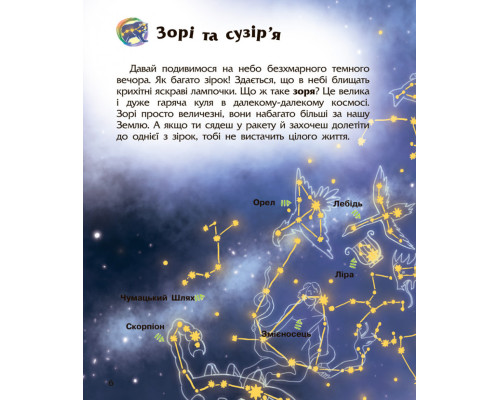 Дитяча енциклопедія про космос 614009 для дошкільнят