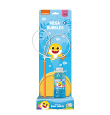 Мыльные пузыри "Mega Bubbles с тарелкой Baby Shark" 200515 объем 450 мл