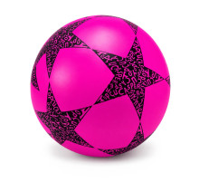 Детский резиновый мяч Звезда RB20302(Pink) 60 грамм, диаметр 18 см