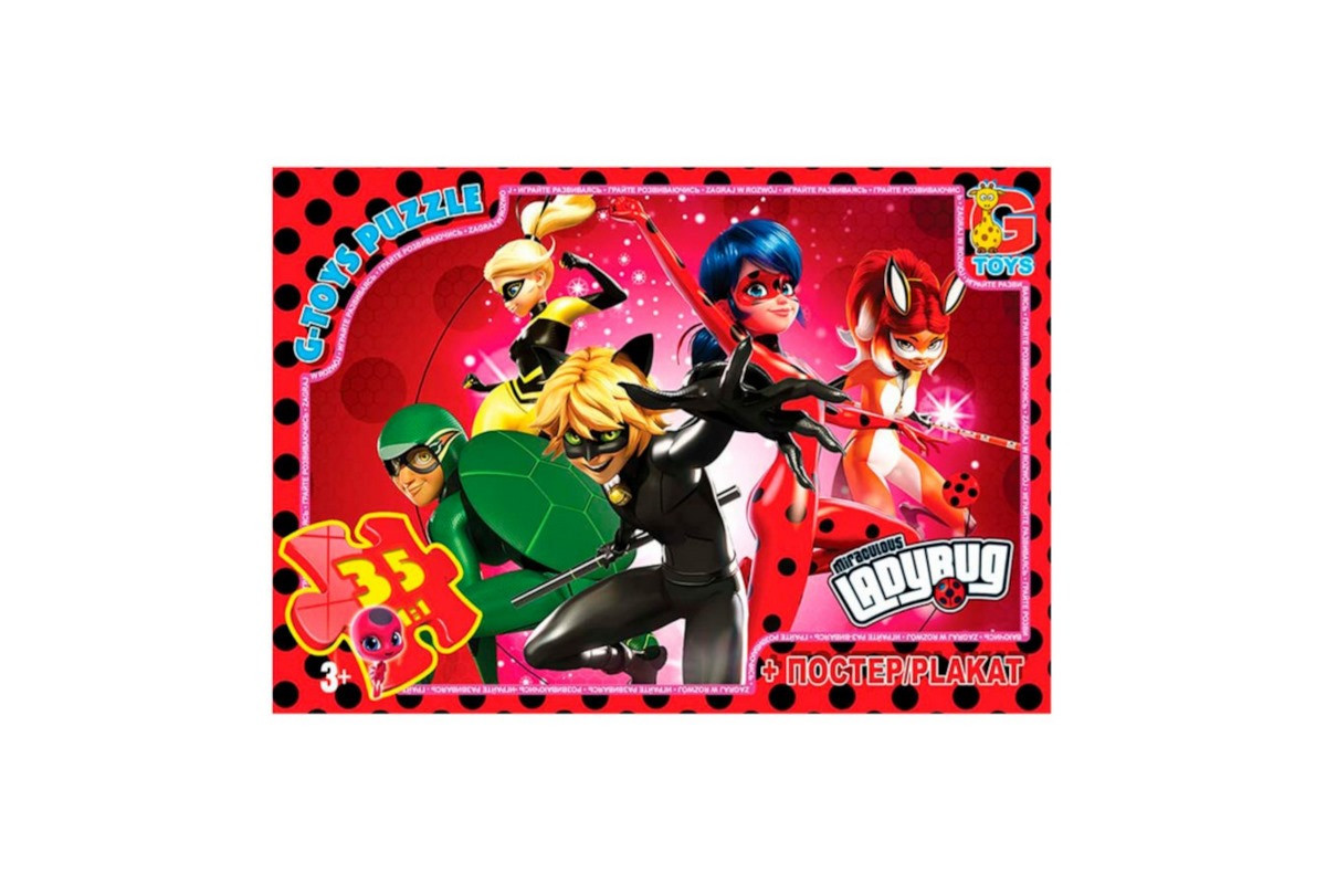 Дитячий пазл "Леді Баг" LB1017 постер 35 елементів