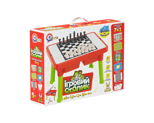 Детский столик "Набор настольных игр" 9604TXK 7 игр