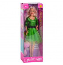 Дитяча лялька "Вечірня красуня" DEFA 8226(Green) гребінець