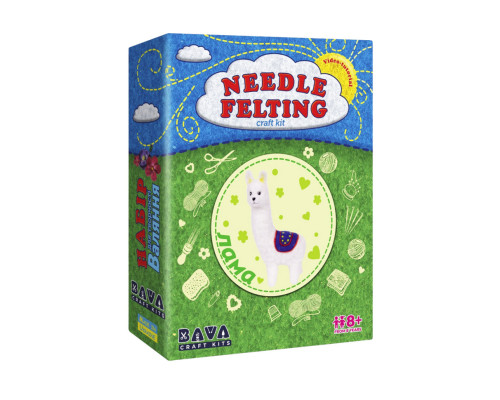 Набір для творчості "Лама" ВАЛ-008 валяння іграшки