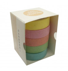 Набір декоративний скотч №78-3 в наборі 5 шт 1 см х 2 м