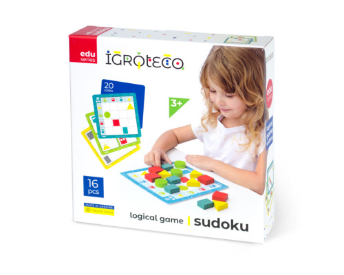 Логічна гра для дітей "Судоку" Igroteco 900514 геометричні фігури