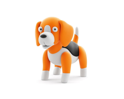 Набір пластиліну "Собаки-Друзі: Бігль Вокі" ЛІПАКА 30152-UA01 самостійно твердіє