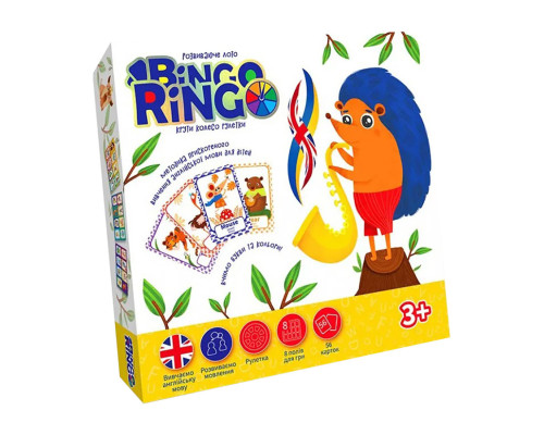 Детская настольная игра "Bingo Ringo" GBR-01-01EU на укр/англ. языках
