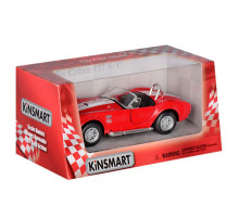 Детская коллекционная машинка SHELBY COBRA KT5322W инерционная Красный