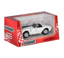 Дитяча колекційна машинка SHELBY COBRA KT5322W інерційна  Білий