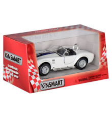 Детская коллекционная машинка SHELBY COBRA KT5322W инерционная Белый