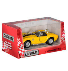 Детская коллекционная машинка SHELBY COBRA KT5322W инерционная Жёлтый