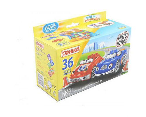 Дитяча іграшка конструктор "Автоклуб" МК-10 71184, 36 деталей