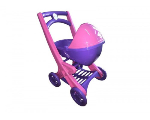 Коляска для ляльок з люлькою 0121/02 пластикова