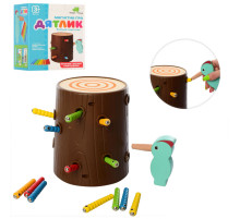 Магнітна Гра MD 2751 пеньок, пташка, гусениці