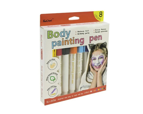 Детский набор аквагрима "Маркеры" Cel-2502, 8 цветов