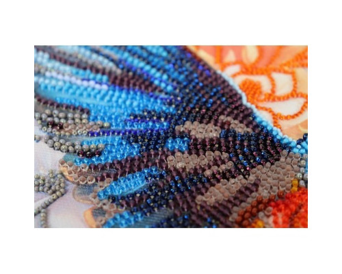 Набір для вишивання бісером "Барвистий помах крила" AB-901 на натуральному холсті