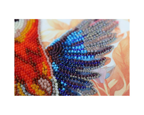 Набір для вишивання бісером "Барвистий помах крила" AB-901 на натуральному холсті