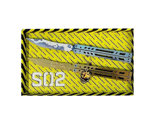 Набор ножей сувенирных деревянных SO-2 "БАБОЧКА LEGASY & БАБОЧКА KUMO" SO2-3-B